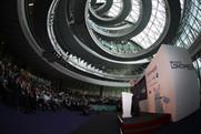 Boris Johnson presents at Beyond London 2012 Awards last night